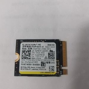 SSD WD nvme 256gb pci e gen4 