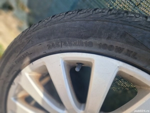 set jante Aluminiu 18" inch cu anvelope 2024 5x120 opel - imagine 8