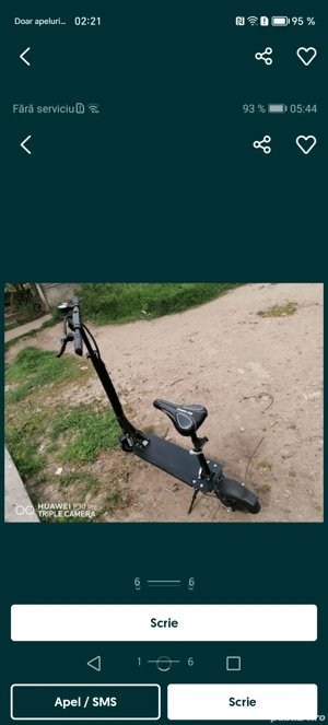 Vând o Trotineta electrica Pliabila Folosita foarte puțin  - imagine 2