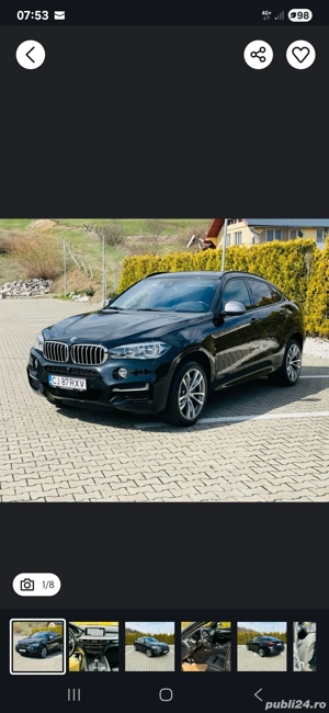 BMW X6 M M50d 381 cp Model M Sport