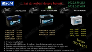 Oferta toamnei la bateriile MACHT