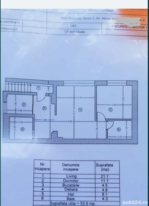 Urgent_ Vând apartament  2 camere 54 mp  - imagine 6