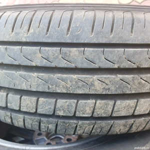 Jante aliaj  pe 17 cu anvelope - imagine 4