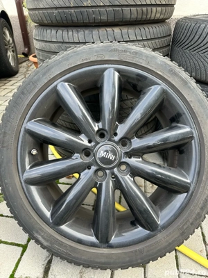 Jante originale MINI F56 - 17 inch 7J 5x112 cu pneuri vara & iarna Michelin Primacy 4 & Alpin 5 - imagine 6