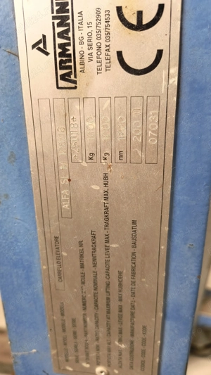 Traspalet cu ridicare