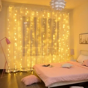 Lumini solare cu 480 leduri 8 moduri pentru gradini, gazon, lumini solare artificiale, lumini de flo - imagine 4