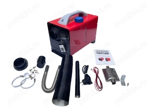 Siroco incalzitor auxiliar Diesel 12 24V+220V 3in1 Campion 9kw Nouu!