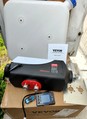 Sirocou Incalzitor Vevor motorina 12V24V,putere 8kw Produs nou 2025!