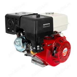 Motor pe benzină în 4 timpi, profesional, cu o putere de 7,5 CP, cu ax de 20 mm și fulie, nou. - imagine 2