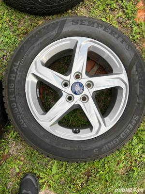 jante aliaj ford cu cauciucuri iarna 205.60.16 - imagine 4