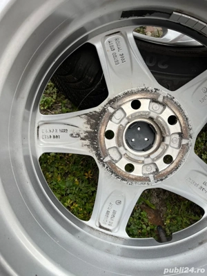 jante aliaj ford cu cauciucuri iarna 205.60.16 - imagine 3