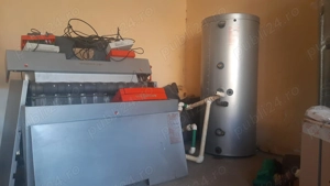 Centrala pe gaz (60 kW) cu boiler 200L,pompe,vana amestec,vas-expans.