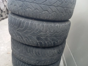 205/60/15,4 bucăți,M+S,Fulda, cu capace, 5 prezoane