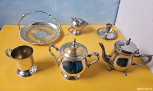 Lot obiecte argintate-electroplacate