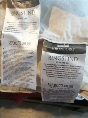 2 pilote și 2 perne din puf și fulgi de gasca Kronborg Ringstind Jysk - imagine 2