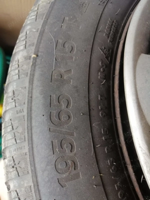 Set roti de iarna pe jante de tabla si capace originale - imagine 3