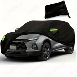 Prelata husa auto XXL Jeep Suv 580x175x120cm Peva impermeabila Protejeaza impotriva soarelui, ploii, - imagine 9