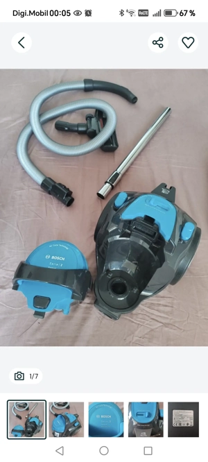 Vând aspirator Bosch