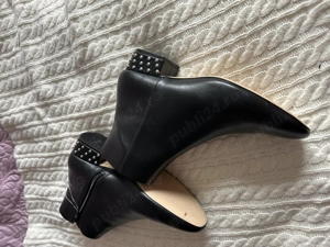 ghete negre H& M din piele