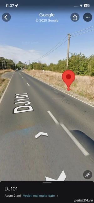 Teren extravilan 1 hectar Lipia-Manastirea Caldarusani. - imagine 2