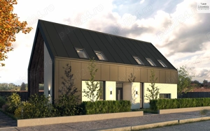  Vanzare vila Premium cu arhitectura nordica si curte mare.