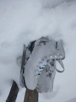 Patine MAXTAR marimea 36 alb - imagine 2