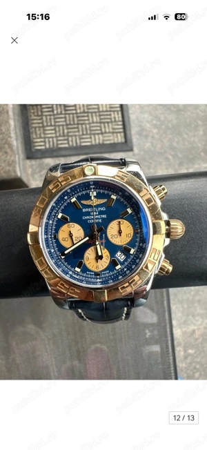 Vând ceas Breitling chronomat 44 original cu acte - imagine 4