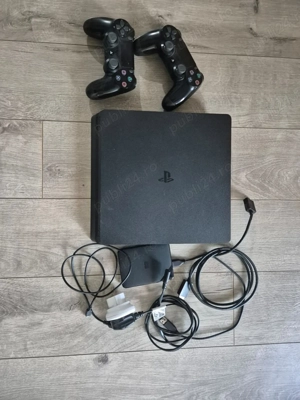 PS4 Slim 1,5 T cu 2 controllere si 26 jocuri - imagine 2