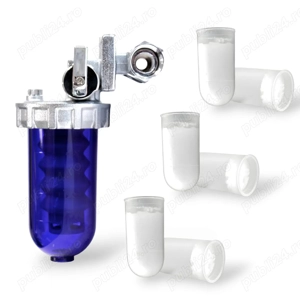 Filtru dedurizare apa Dosamax Blu 1 2, anticalcar, plus 6 rezerve 