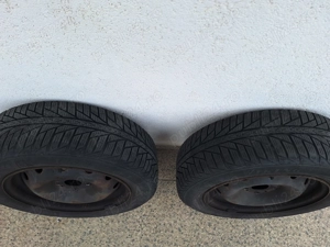 Jante de tabla cu cauciucuri de iarna stare buna - imagine 2
