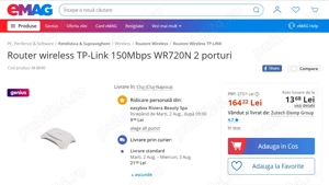 Router wireless TP-LINK TL-WR720N NOU - imagine 5