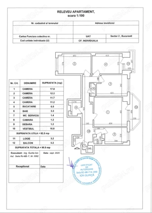 Apartament 4 camere decomandat   Șos. Iancului nr. 13,bloc reabilitat, etaj 9 11,vedere panoramică - imagine 11