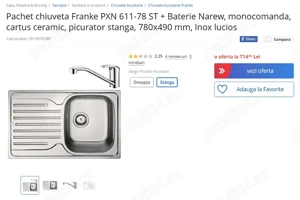 Chiuveta Baterie Racord Inox - imagine 4