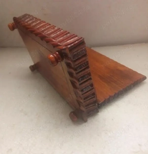 Caseta lemn sculptat veche unicat - imagine 5