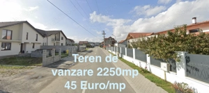 Teren de vânzare 2250 mp în Cristian, Sibiu