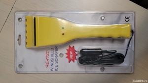 Racletă auto electrică încălzită pentru parbriz