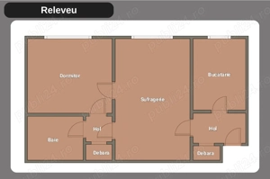 Apartament cu 2 camere, cartier Țiglina I, parter. - imagine 4