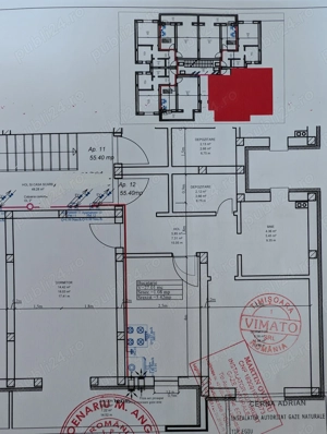 Proprietar vand apartament cu 2 camere, 55 mpu, decomandat