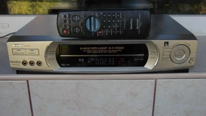 Video SHARP VC-FH5 recorder vcr Vhs 6 head jog telecomanda,U.K.+CADOU 
