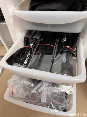 Spălător de păr profesional Maletti   model Maria, piele naturală, cu hidromasaj - imagine 5