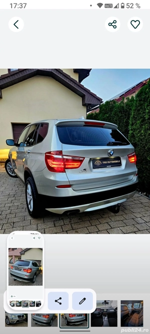 Vând Bmw X3, Xdrive, Xenon, Automat, Navi, Head Up Display - imagine 3