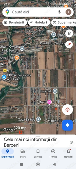 Vând teren intravilan în Comuna Berceni