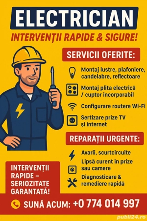Electrician montaj relee protectie suprasarcină 
