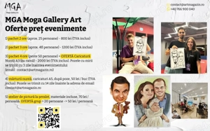Caricaturist LIVE de Top la Nunta, Botez sau Evenimentul Tău! (Party coorporate)