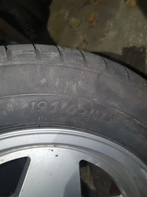 Jante origibale GM r15 cu anvelope aproape noi - imagine 6