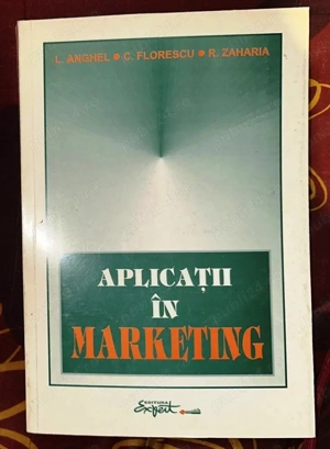 aplicatii in marketing de anghel florescu zaharia editura expert 1999 262 pagini pret 15 lei 