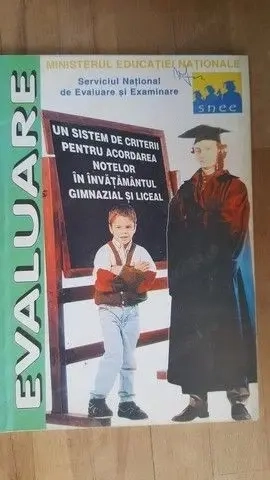 un sistem de criterii pentru acordarea notelor in invatamantul gimnazial si liceal snee 