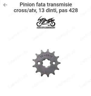 Rotita fata cross JD-428-13 (13 dinți) - imagine 2