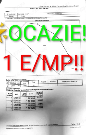 Teren Agricol in Merisani, Arges