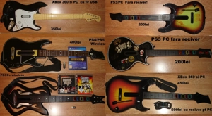 Chitara Guitar Hero Red Octane PS2 PS3 PS4 PS5 PC XBox 360